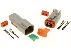 2-polige superseal stekker Amphenol - Deutsch DT06-2S DT04-2P 2-polige superseal stekker Amphenol - Deutsch DT06-2S DT04-2P