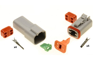 4-polige superseal stekker Amphenol - Deutsch DT06-4s DT04-4P 4-polige superseal stekker Amphenol - Deutsch DT06-4s DT04-4P