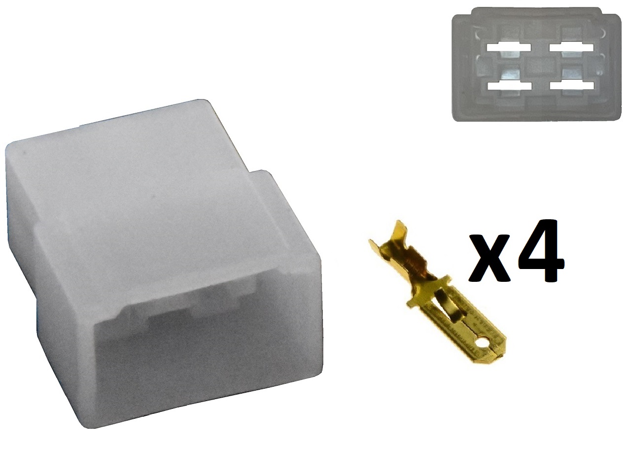 4 way Yamaha bike male connector 4 way Yamaha bike male connector