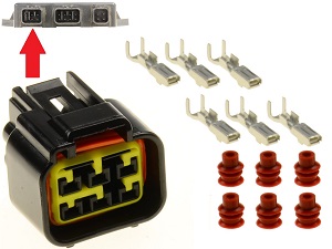 6 polige CDI ECU stekker voor motorfiets 6 polige CDI ECU stekker voor motorfiets
