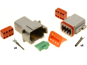 8-polige superseal stekker Amphenol - Deutsch DT06-8S DT04-8P 8-polige superseal stekker Amphenol - Deutsch DT06-8S DT04-8P