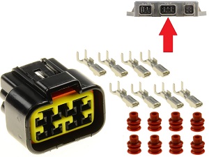 8 polige CDI ECU stekker stekker voor motorfiets 8 polige CDI ECU stekker stekker voor motorfiets