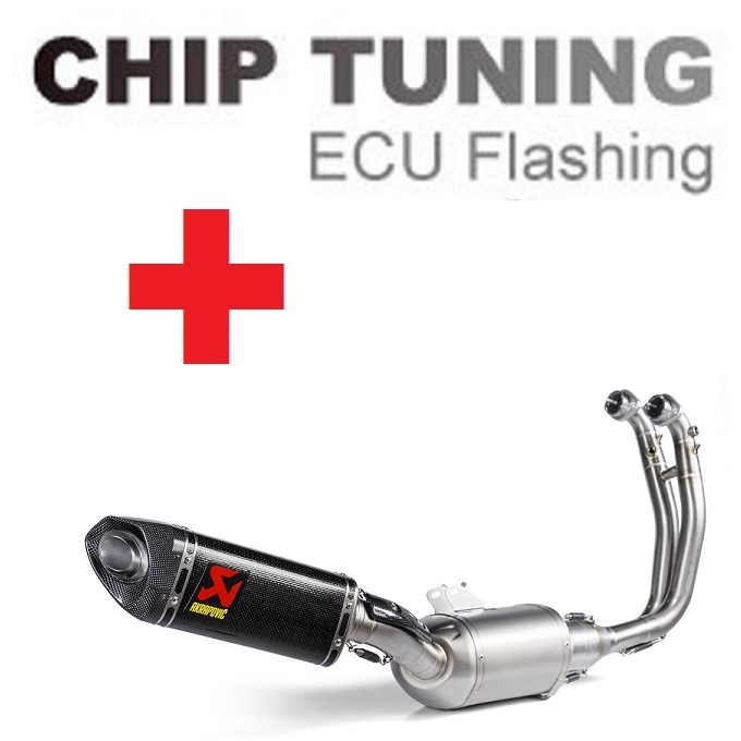 Ajuste de flash ECU de alto desempenho + Akrapovic S-A6R4-HAPC (estágio 3) Ajuste de flash ECU de alto desempenho + Akrapovic S-A6R4-HAPC (estágio 3)