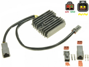CARR694BU2 - Buell XB verbeterde MOSFET MOSFET Spanningsregelaar gelijkrichter (Y0302A-02A8)