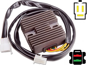 CARR1251 Honda CRM250 MOSFET Spanningsregelaar gelijkrichter CARR1251 Honda CRM250 MOSFET Spanningsregelaar gelijkrichter