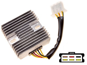 CARR141 Kawasaki MOSFET Spanningsregelaar gelijkrichter (SH530-12, SH532-12, Shindengen) CARR141 Kawasaki MOSFET Spanningsregelaar gelijkrichter (SH530-12, SH532-12, Shindengen)