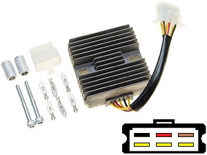 CARR151 - Kawasaki EN500 GPZ500 MOSFET Spanningsregelaar gelijkrichter SH530-12 CARR151 - Kawasaki EN500 GPZ500 MOSFET Spanningsregelaar gelijkrichter SH530-12