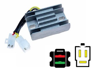 CARR1511 - 75W low power 3 fase spannings regelaar gelijkrichter CARR1511 - 75W low power 3 fase spannings regelaar gelijkrichter