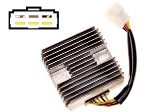 CARR204-ER5 Kawasaki Zephyr ER5 MOSFET Spanningsregelaar gelijkrichter CARR204-ER5 Kawasaki Zephyr ER5 MOSFET Spanningsregelaar gelijkrichter
