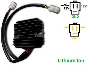 CARR164-LI - CX500 MOSFET Voltage regulator rectifier (31600-415-008, SH232-12, Shindengen) - Lithium Ion CARR164-LI - CX500 MOSFET Voltage regulator rectifier (31600-415-008, SH232-12, Shindengen) - Lithium Ion