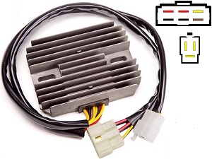 CARR3151 Kawasaki ZX12 ZZR1200 MOSFET Spanningsregelaar gelijkrichter CARR3151 Kawasaki ZX12 ZZR1200 MOSFET Spanningsregelaar gelijkrichter