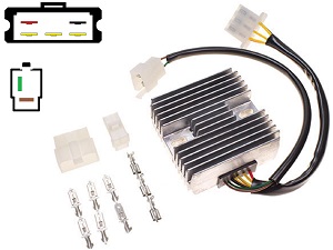 CARR341 - Kawasaki Z650 KZ650 MOSFET Voltage regulator rectifier