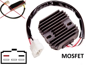 CARR401 - Suzuki intruder MOSFET Spanningsregelaar gelijkrichter CARR401 - Suzuki intruder MOSFET Spanningsregelaar gelijkrichter