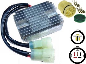 CARR441 - Kawasaki ZX MOSFET Spanningsregelaar gelijkrichter CARR441 - Kawasaki ZX MOSFET Spanningsregelaar gelijkrichter