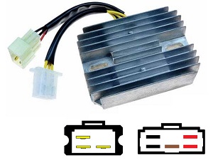 CARR461 - Kawasaki Z ZG ZN 1300 MOSFET Spanningsregelaar gelijkrichter CARR461 - Kawasaki Z ZG ZN 1300 MOSFET Spanningsregelaar gelijkrichter
