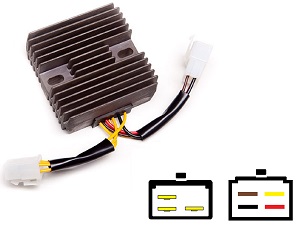 CARR471 - Kawasaki Z1300 MOSFET Spanningsregelaar gelijkrichter CARR471 - Kawasaki Z1300 MOSFET Spanningsregelaar gelijkrichter