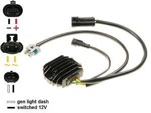 CARR504 - Ducati ST2 MOSFET Spanningsregelaar gelijkrichter CARR504 - Ducati ST2 MOSFET Spanningsregelaar gelijkrichter