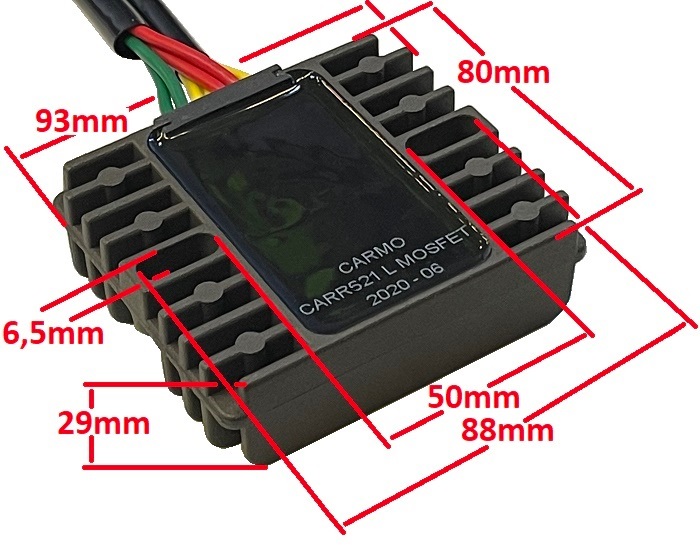 2 fase voltage regulator rectifier MOSFET Lithium-Ion - LiFePO4 LFP - LiFePO4 LFP suitable