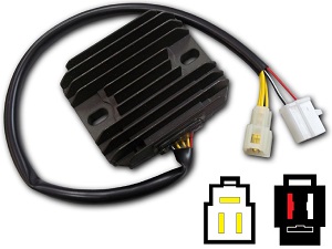 CARR561 Suzuki VZ800 MOSFET Spanningsregelaar gelijkrichter CARR561 Suzuki VZ800 MOSFET Spanningsregelaar gelijkrichter