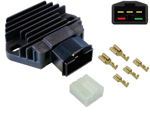 CARR581 + Contra Honda MOSFET Spanningsregelaar gelijkrichter CARR581 + Contra Honda MOSFET Spanningsregelaar gelijkrichter