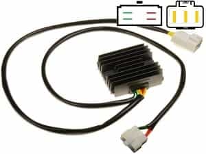 CARR691 met 75cm kabel Honda CBR600 MOSFET Spanningsregelaar gelijkrichter CARR691 met 75cm kabel Honda CBR600 MOSFET Spanningsregelaar gelijkrichter