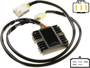 CARR694xx Honda CBR1100XX 2001 - 2006 MOSFET Spanningsregelaar gelijkrichter CARR694xx Honda CBR1100XX 2001 - 2006 MOSFET Spanningsregelaar gelijkrichter