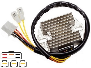 CARR751 Suzuki Intruder MOSFET Spanningsregelaar gelijkrichter CARR751 Suzuki Intruder MOSFET Spanningsregelaar gelijkrichter