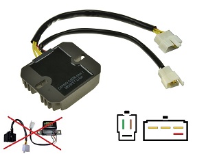 CARR771 Suzuki GT MOSFET Spanningsregelaar gelijkrichter