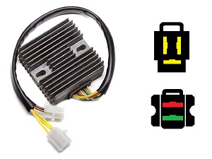 CARR811 Honda VT1100c Shadow 2002- MOSFET Spanningsregelaar gelijkrichter CARR811 Honda VT1100c Shadow 2002- MOSFET Spanningsregelaar gelijkrichter