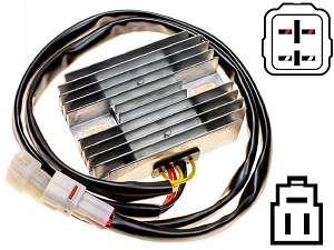 CARR8531 Suzuki GSX1300R Hayabusa MOSFET Spanningsregelaar gelijkrichter CARR8531 Suzuki GSX1300R Hayabusa MOSFET Spanningsregelaar gelijkrichter