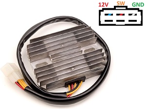CARR861 Kawasaki Vulcan MOSFET Spanningsregelaar gelijkrichter CARR861 Kawasaki Vulcan MOSFET Spanningsregelaar gelijkrichter
