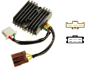 CARR971 - Aprilia MOSFET Voltage regulator rectifier 21066-1093 / AP8127144 / 8127144 / SH5416-12 / SH541G-12 / SH579GA CARR971 - Aprilia MOSFET Voltage regulator rectifier 21066-1093 / AP8127144 / 8127144 / SH5416-12 / SH541G-12 / SH579GA