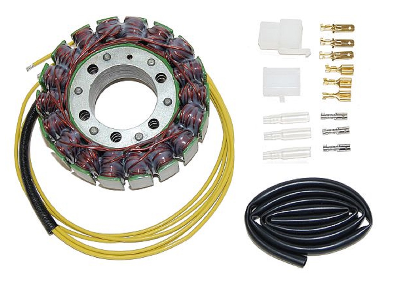 Honda VF750C Magna RC43 VFR800 CBR1100xx Ducati ST3 996 Stator 31120-MAT-E01, 31120-MAT-004 - ESG520 ElectroSport - Clique na Imagem para Fechar