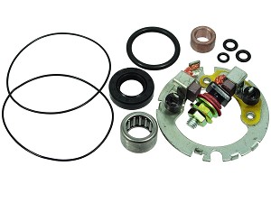 Motor de partida conjunto de escova de carbono Honda CBR600F Kawasaki KLF Suzuki 650 GSX-R750 VZ800 Yamaha FZ6 R6 Motor de partida conjunto de escova de carbono Honda CBR600F Kawasaki KLF Suzuki 650 GSX-R750 VZ800 Yamaha FZ6 R6