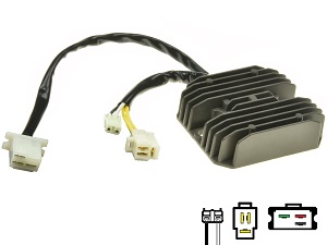 CARR221-ST - Honda ST1100 Pan European 1993-1995 MOSFET retificador regulador de tensão 31600-M CARR221-ST - Honda ST1100 Pan European 1993-1995 MOSFET retificador regulador de tensão 31600-M