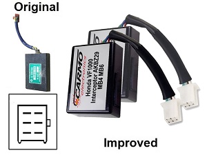 Honda VF1000 VF1000F VF1000R Interceptor SC15 CDI unit ECU ontsteking (AKBZ29, MB4, MB6, TID12-13-17-23) 2x Honda VF1000 VF1000F VF1000R Interceptor SC15 CDI unit ECU ontsteking (AKBZ29, MB4, MB6, TID12-13-17-23) 2x
