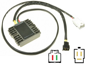Honda XL125V Varadero 125 2007-2016 MOSFETRegulador/Retificador de Tensão MOSFET Moderno (31600-KPC-D51, SH678FE) Honda XL125V Varadero 125 2007-2016 MOSFETRegulador/Retificador de Tensão MOSFET Moderno (31600-KPC-D51, SH678FE)