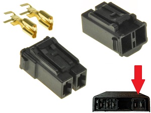 CARR2102 Honda stator connector for voltage regulator rectifier Conector de 2 pólos FH014AA / SH750AA CARR2102 Honda stator connector for voltage regulator rectifier Conector de 2 pólos FH014AA / SH750AA