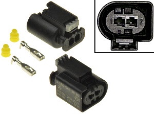Conector OEM Mercedes-Benz BMW injetor de combustível 2 vias (0525453826, 7 601 023 - 01, 805-198-541) Conector OEM Mercedes-Benz BMW injetor de combustível 2 vias (0525453826, 7 601 023 - 01, 805-198-541)