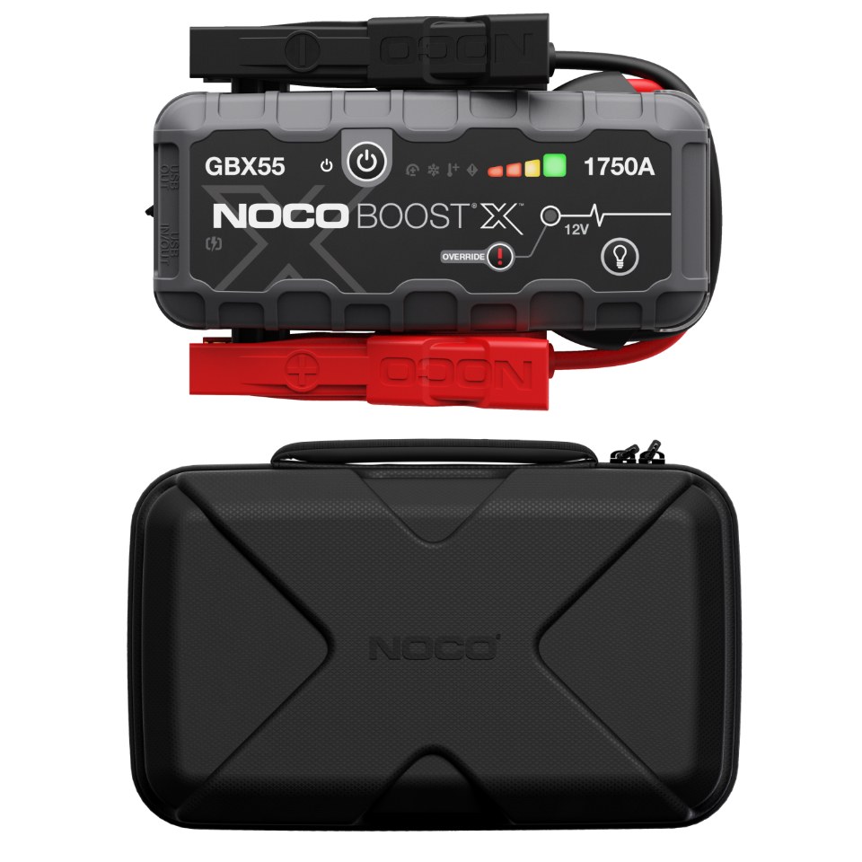 Noco GBX55 1250 Amp UltraSafe Lithium Jump Starter + GBC102 Case