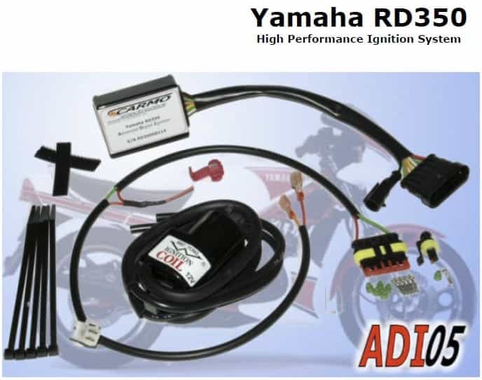 Yamaha RD350 YPVS CDI ignition set 29K 31K - Clique na Imagem para Fechar