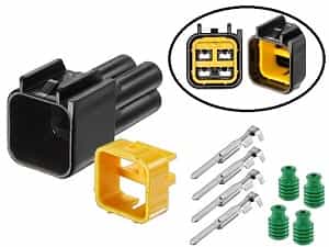 RFW-4P090-M set mannelijke motorfiets connector 4 polig RFW-4P090-M set mannelijke motorfiets connector 4 polig