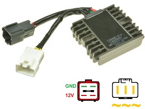 Suzuki AN400 Burgman MOSFET Regulador/Retificador de Tensão MOSFET Moderno (OEM 32800-47H50, 32800-05H20) Suzuki AN400 Burgman MOSFET Regulador/Retificador de Tensão MOSFET Moderno (OEM 32800-47H50, 32800-05H20)