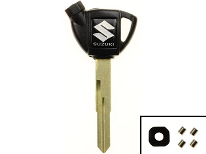 Suzuki Burgman blanco transponder chip Sleutel Suzuki Burgman blanco transponder chip Sleutel