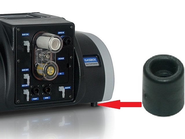 Black rubber buffer voor de Gasbox Black rubber buffer voor de Gasbox