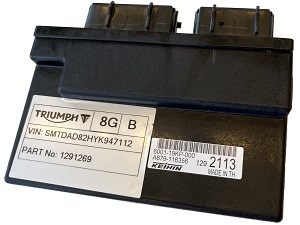 Triumph Scrambler 1200 Cérebro de computador de caixa preta ECU ECM CDI 1291269