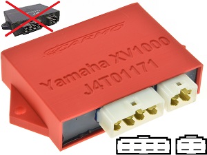 Yamaha XV1000 XV1000SE virago igniter ignition module CDI TCI Box J4T01171 - 1984 1985 1986 1987 1988