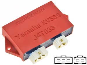 Yamaha XV535 Virago igniter ignition module CDI TCI Box (J4T033, 3BT-00)