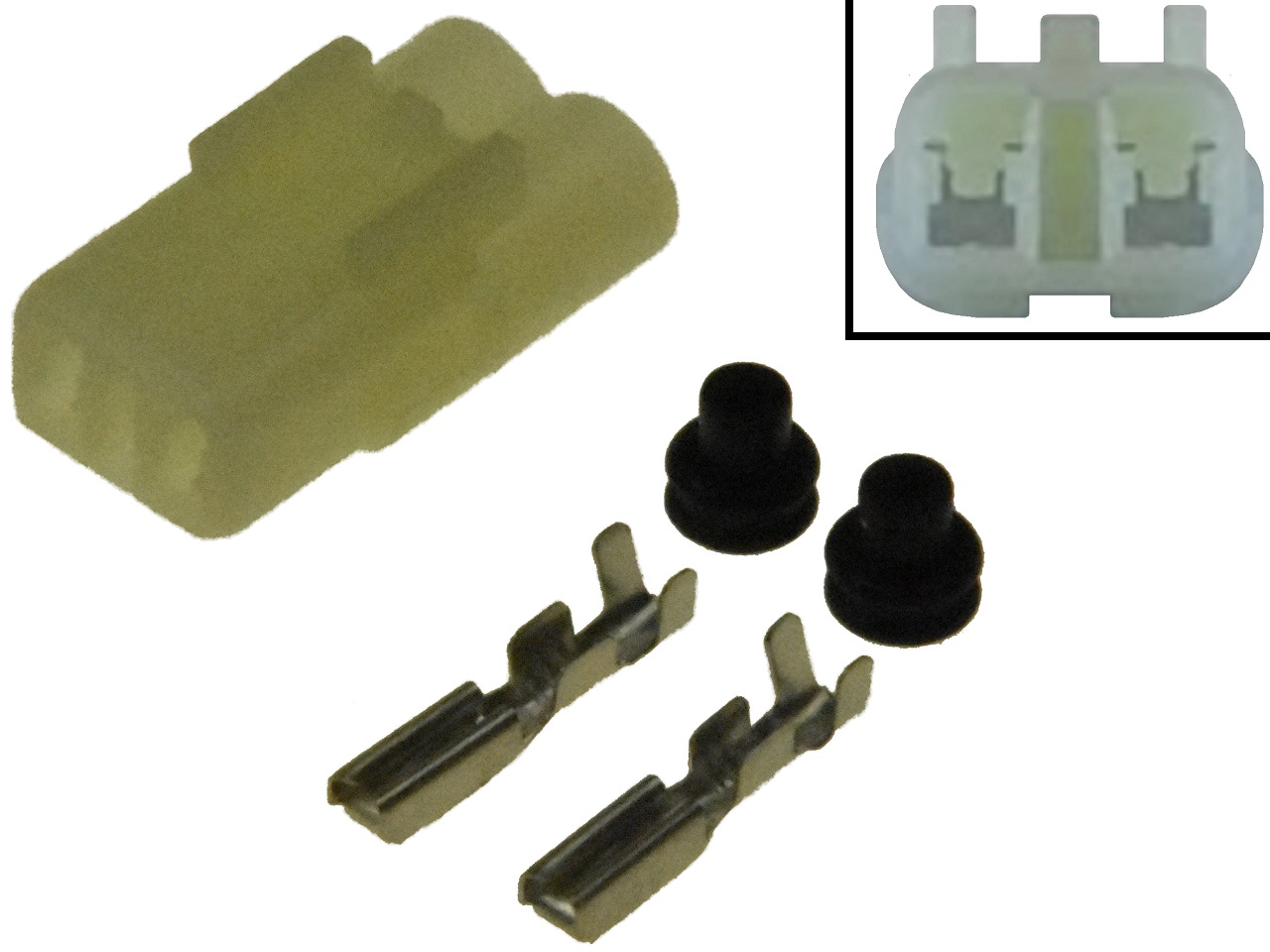 2 pole seal connector female (HM090 6187-2801, 6180-2451) - Clique na Imagem para Fechar
