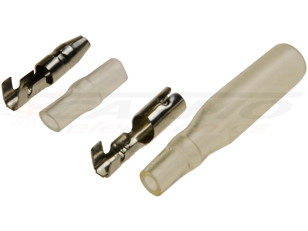 3.9mm round Bullet Stekker set motorfiets - Clique na Imagem para Fechar